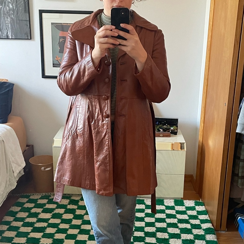 Incredible Vintage Wilson’s Leather Trench